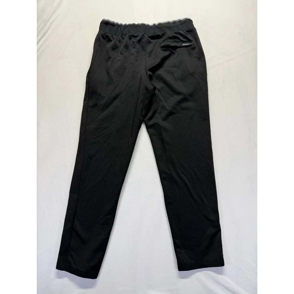 Ben Sherman Track Pants Mens Large Black Drawstring Straight Leg Athletic Wear